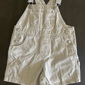 GAP Cream Kids One Piece Overalls